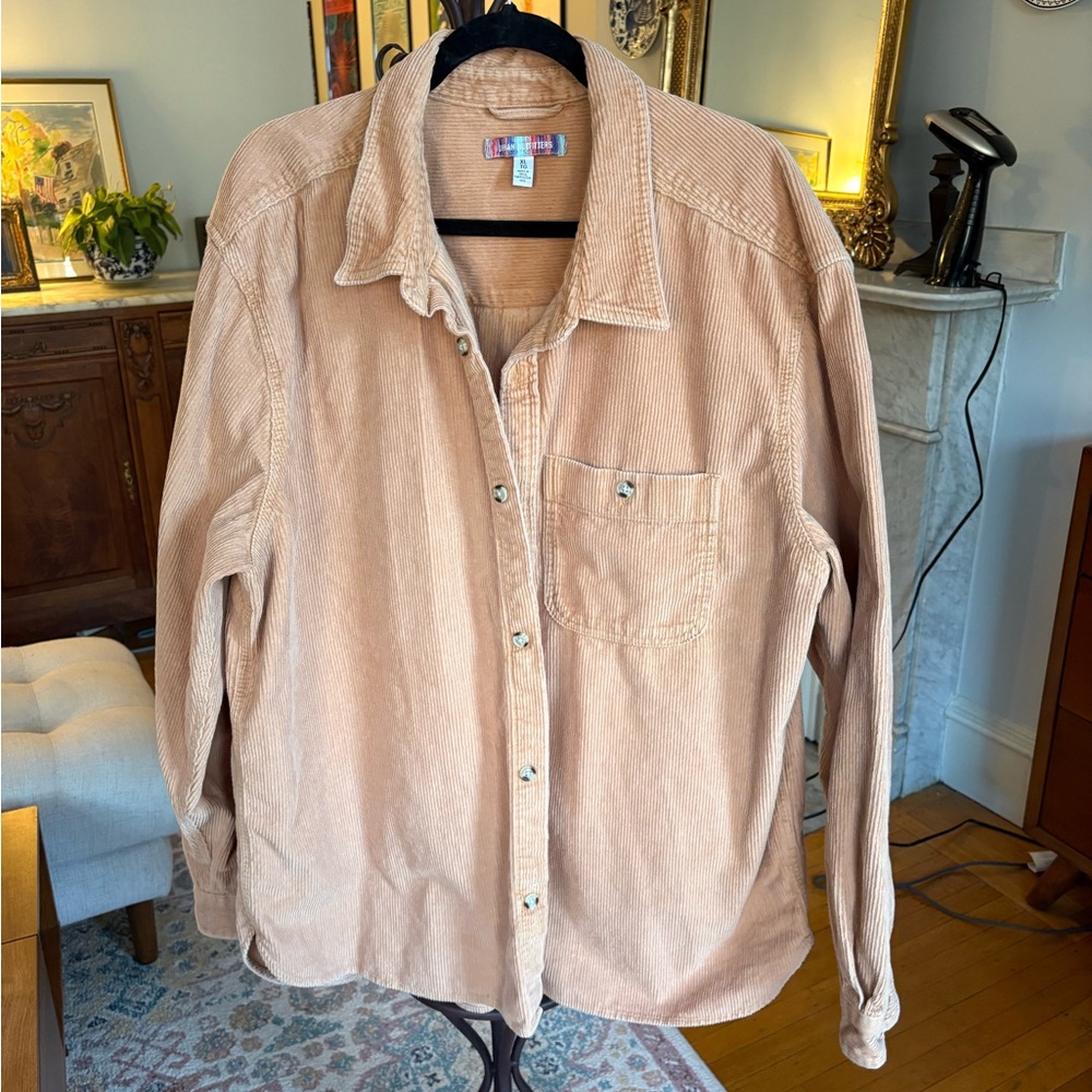 Urban Outfitters Camel 100% Cotton Corduroy Shirt